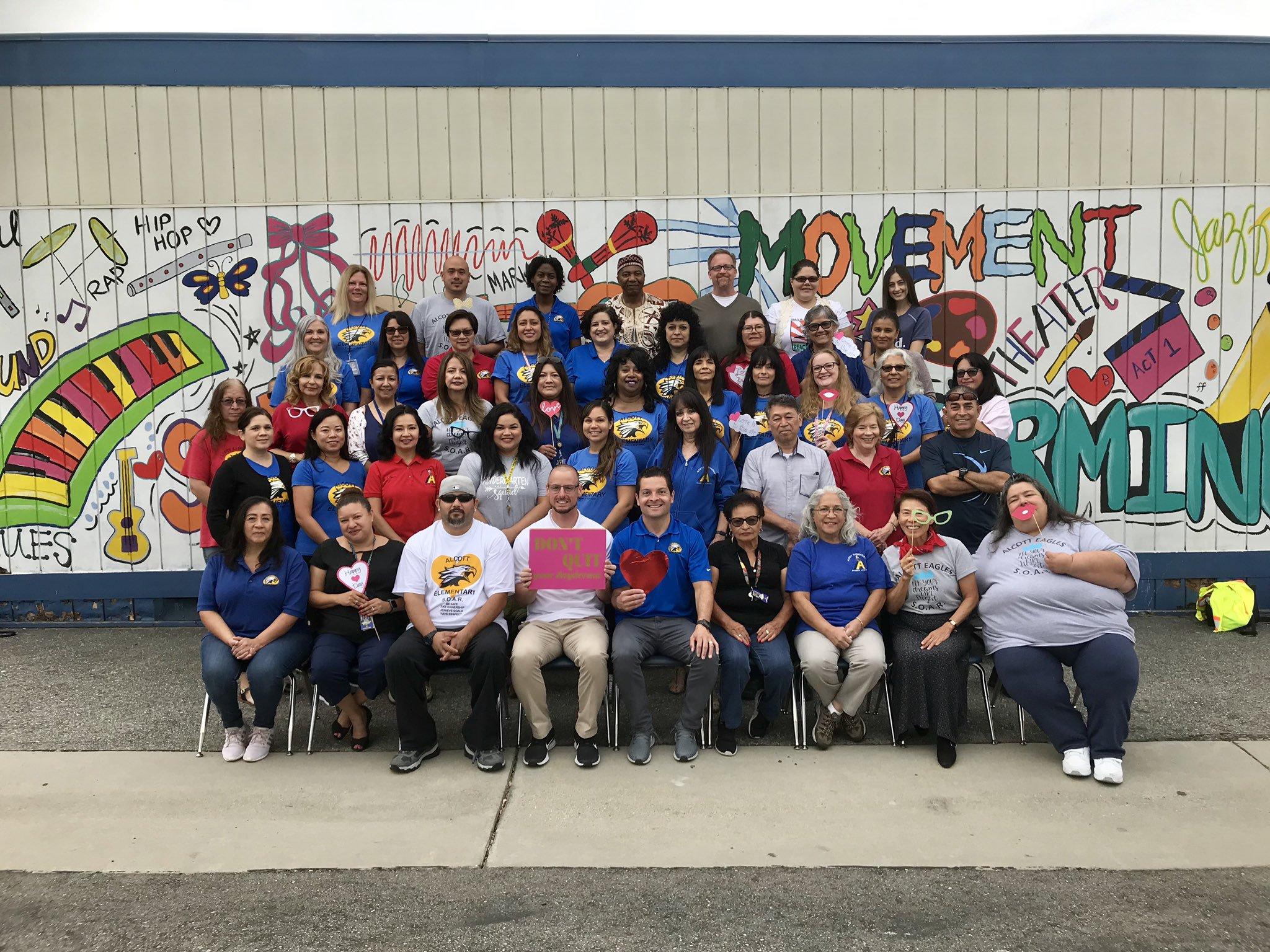 Alcott Elementary staff would like to remind our #EagleFamily to SOAR and Don't Quit! #Proud2bePUSD #Unified #POMONA #TogetherAsONE #ALLmeansALL 